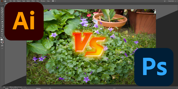 IllustratorVS Photoshop分屏