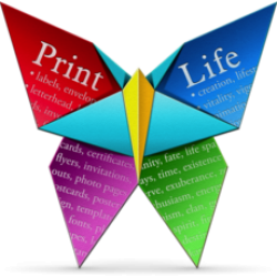 PrintLife for Mac 4.0.3 贺卡/信封/名片/传单设计软件