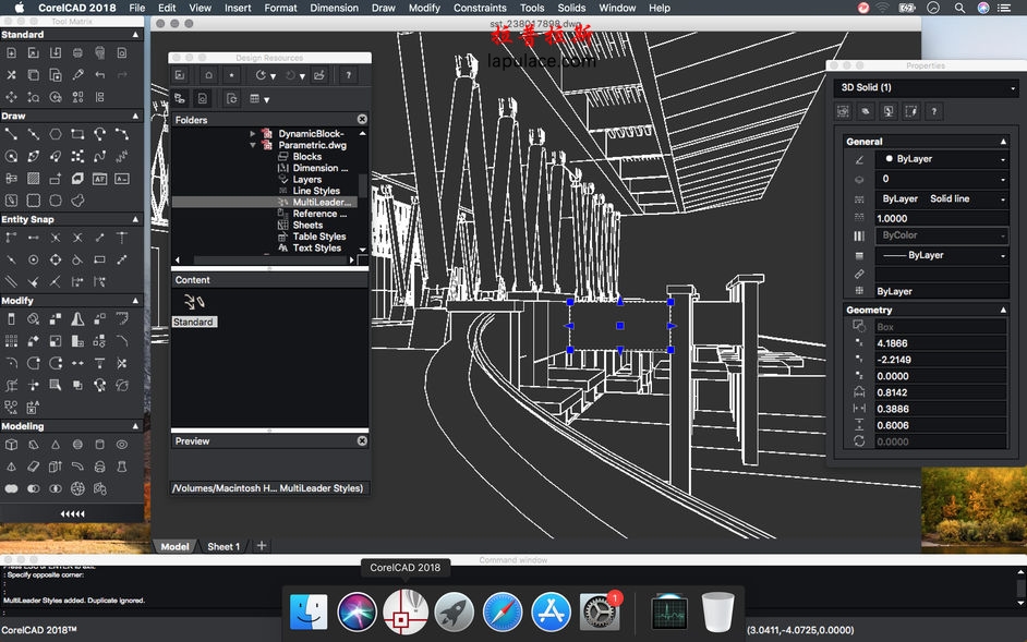 CorelCAD 2018.5 for Mac破解版