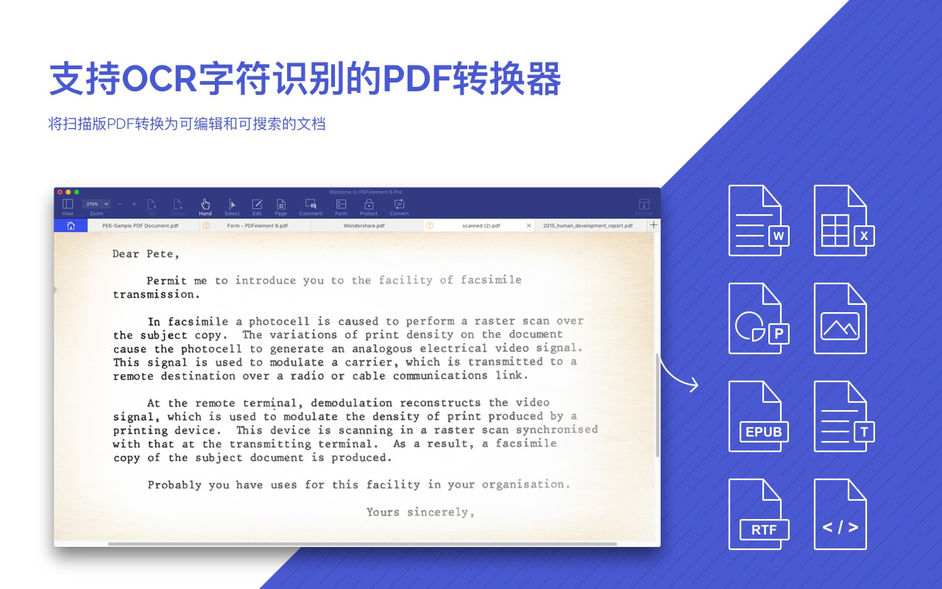 PDFelement 6 Pro for Mac 6.7.7 专业版 创建、转换、编辑PDF工具