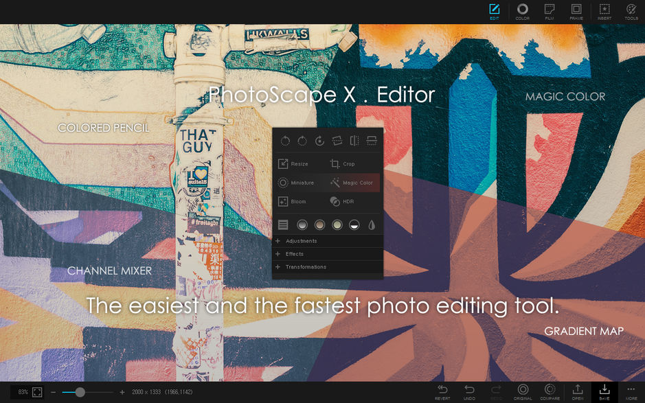 PhotoScape X Pro for Mac 2.9 多功能照片编辑器 中文破解版下载