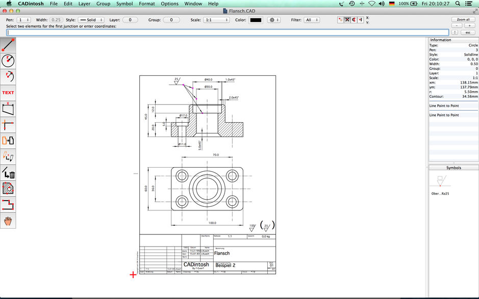 CADintosh X for Mac v8.4.3 2D CAD设计软件 破解版下载