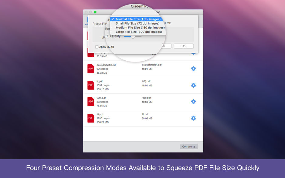 Cisdem PDF Compressor for Mac v3.1.0 PDF压缩器 破解版下载