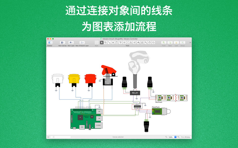 OmniGraffle Pro for Mac v7.11.5 流程图线框图软件 中文破解版下载