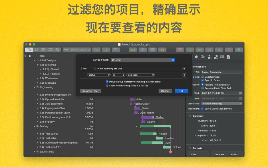 OmniPlan Pro 3 for Mac v3.13 项目规划软件 中文破解版下载