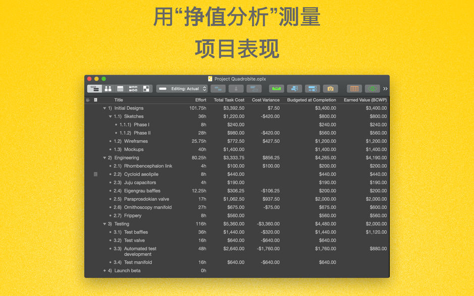 OmniPlan Pro 3 for Mac v3.13 项目规划软件 中文破解版下载