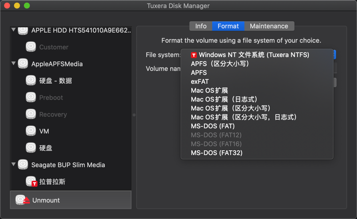 Tuxera NTFS for Mac 2019 专业的NTFS读写驱动软件 中文版下载