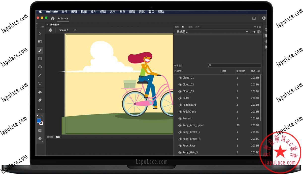 Adobe Animate 2020 for Mac 原Flash 中文一键安装版下载