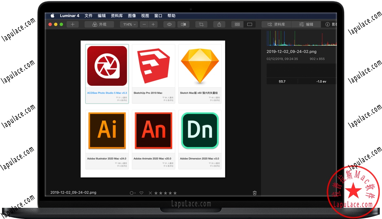 Luminar 4 for Mac AI智能照片编辑器 中文破解版下载