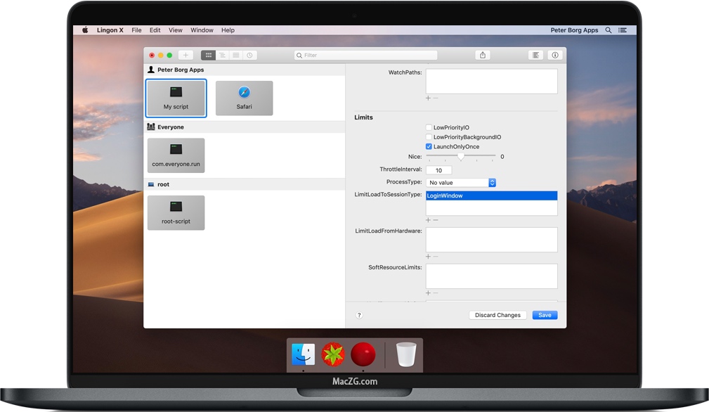 Lingon X for Mac 苹果自动运行应用程序和脚本 中文破解版下载
